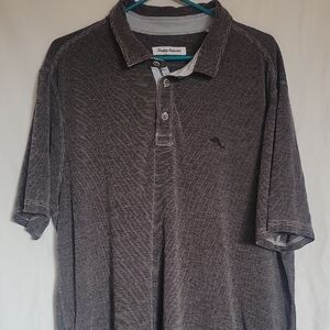 Tommy Bahama Charcoal Polo Shirt for Men
